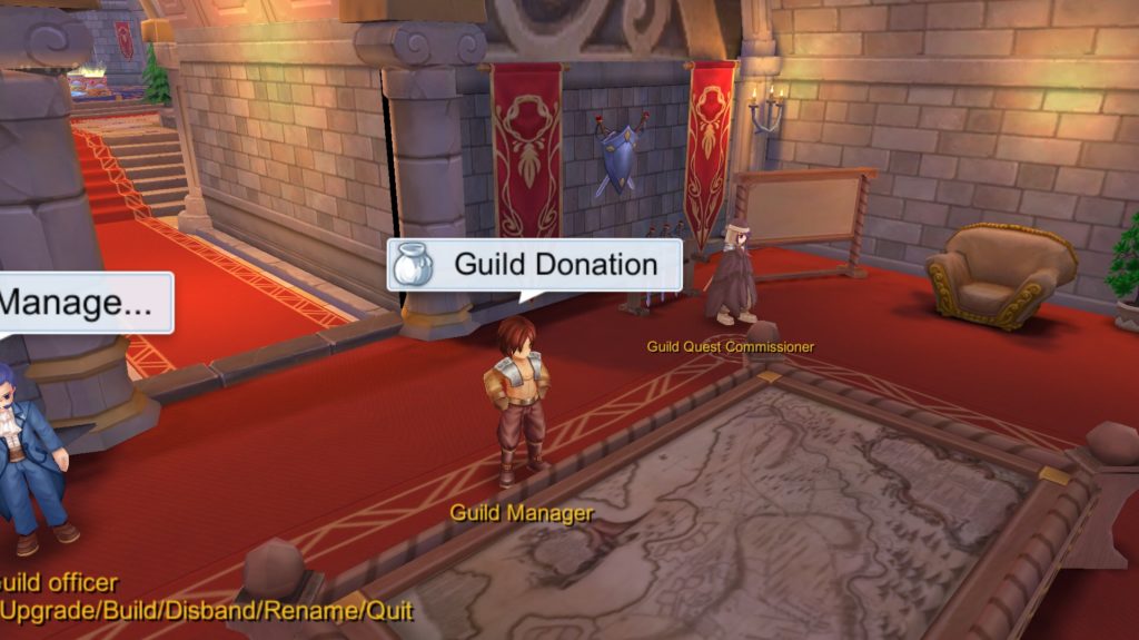 guild donation npc