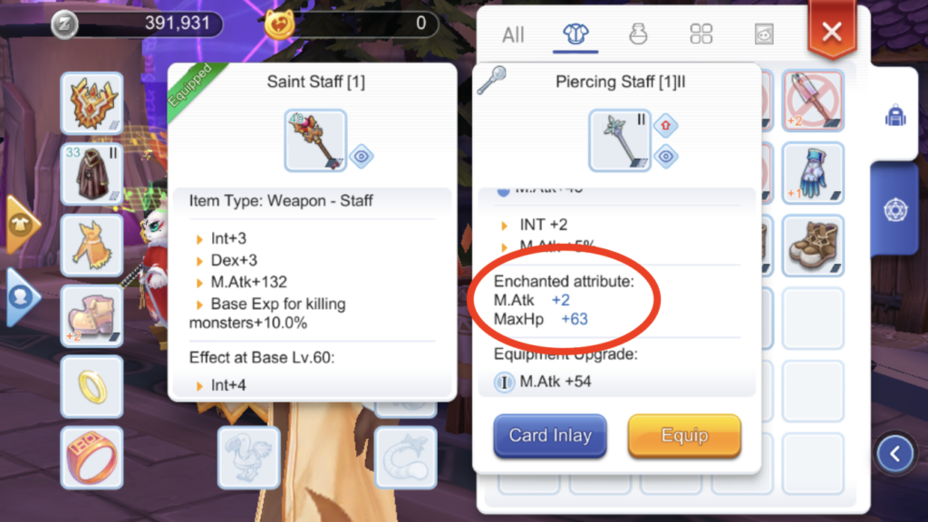 Make Slot Item Ragnarok