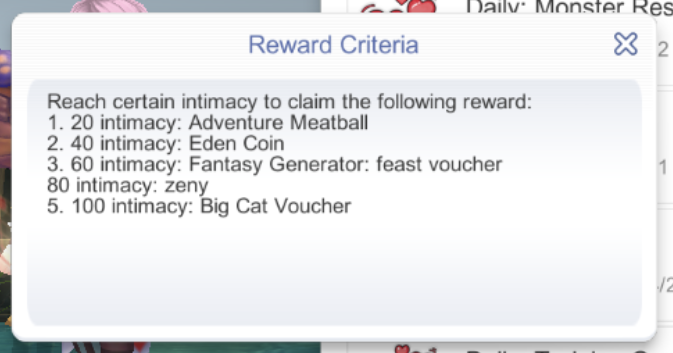 list of assistant rewards ragnarok mobile