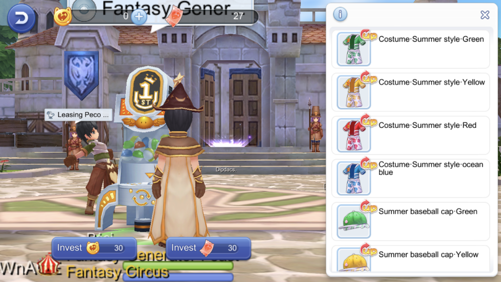 fantasy generator costume gacha ragnarok eternal love