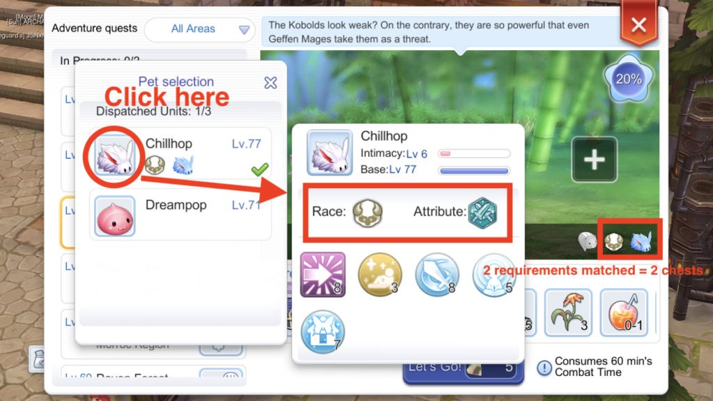 how to check pet tribe pet adventure ragnarok mobile