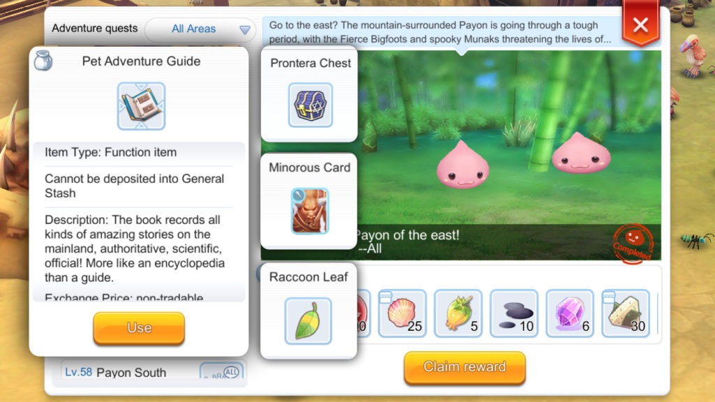 Guide To Pet Adventure In Ragnarok M Eternal Love Ragnamobileguide Com