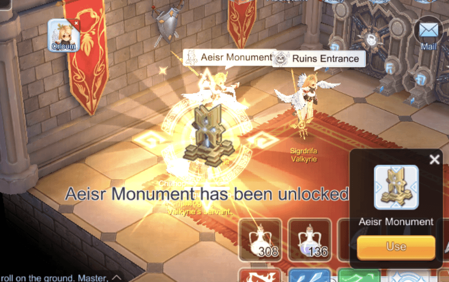 ragnarok mobile eternal love guild runes aeisr monument