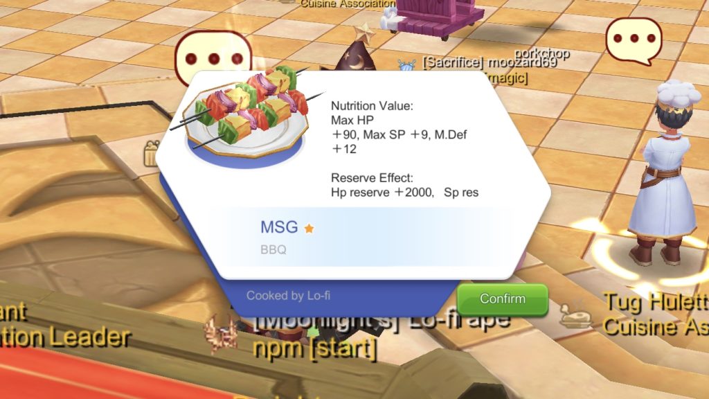 taste food ragnarok mobile